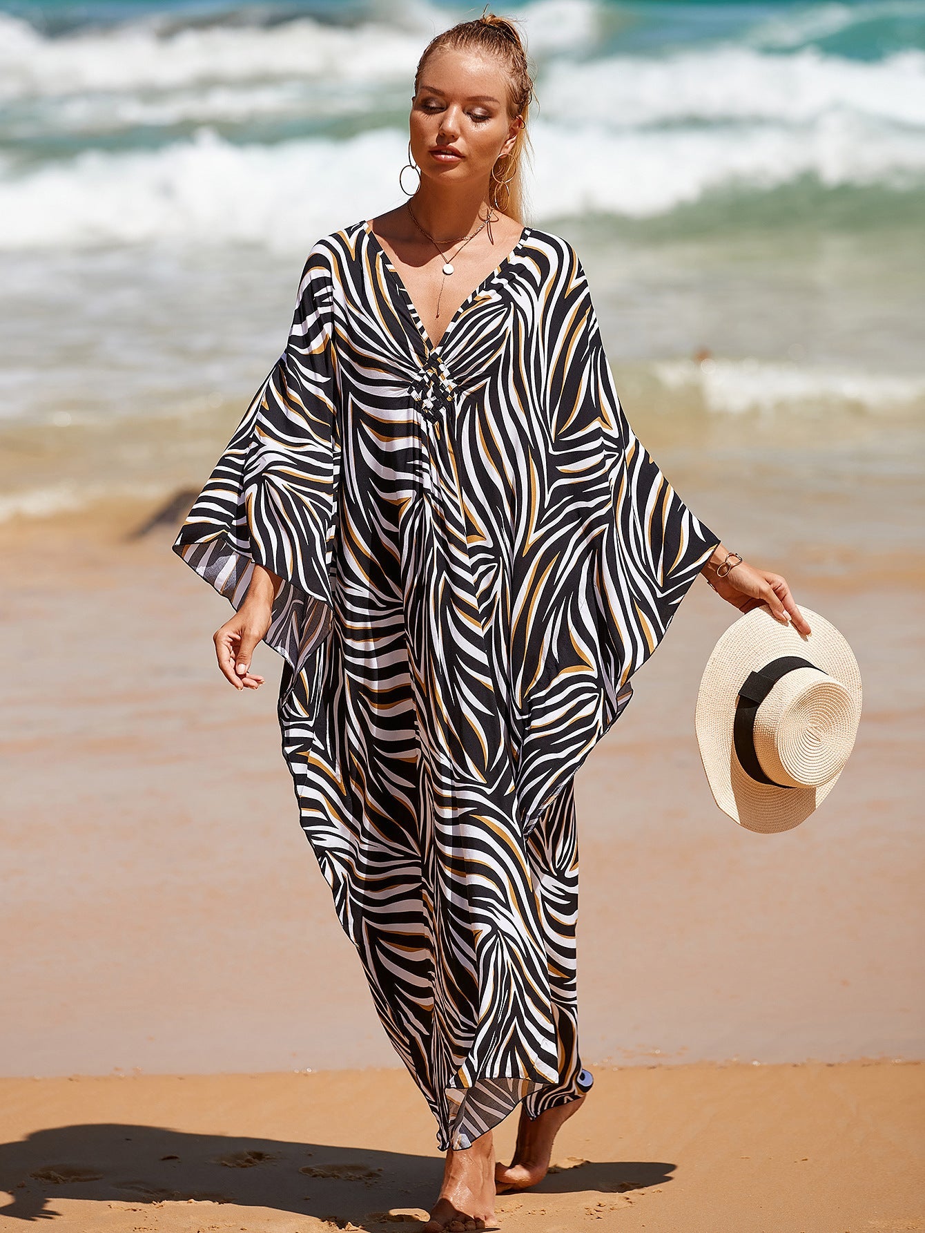 Vestido playero informal para vacaciones de verano