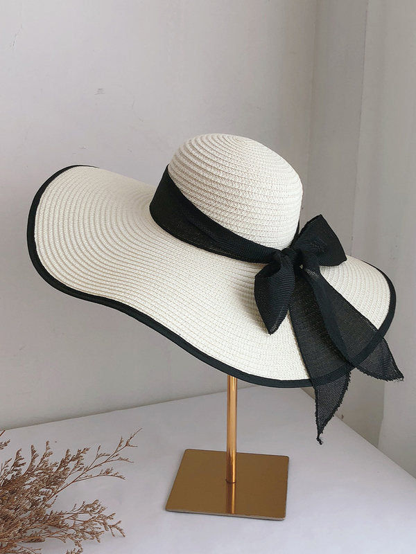 Sombrero de paja elegante e informal para mujer