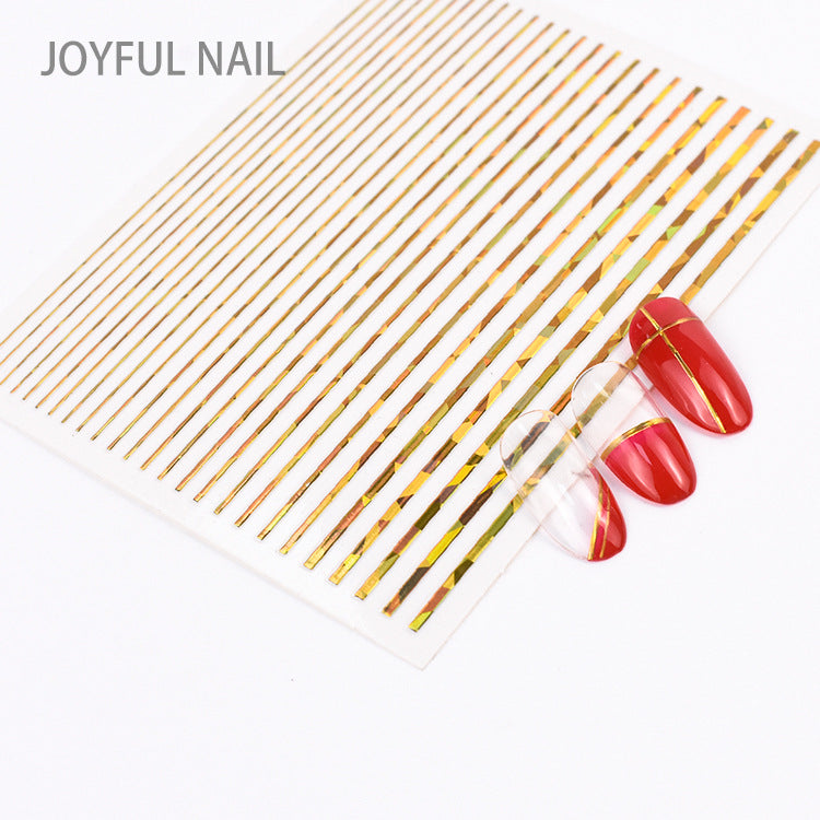 Autocollant de ligne de manucure Nail Art
