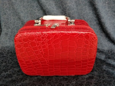 Hot Sale Women Zipper Design Crocodile Cosmetic Bag