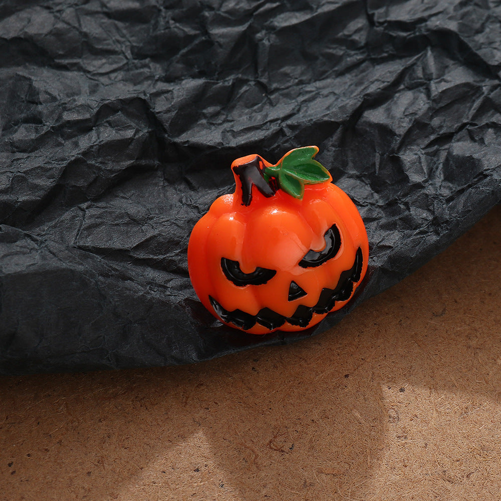 Anillos de sombrero con interruptor de calabaza, fantasma, gato y murciélago para mujer de Halloween