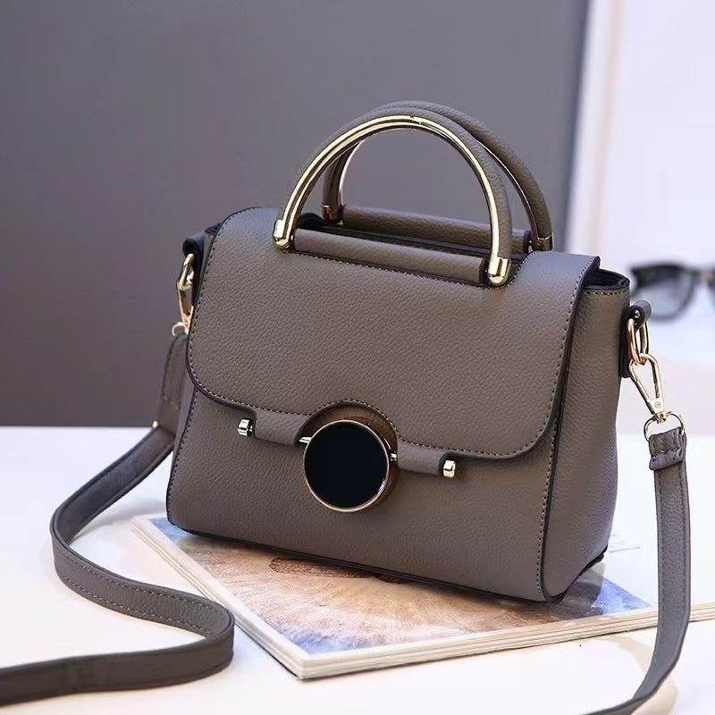 Sac à bandoulière couleur unie pour femme, tendance été