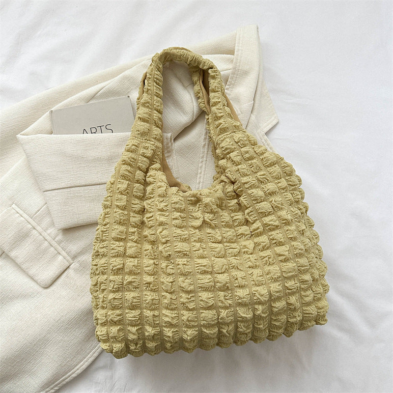 Bolso de mano plisado informal de moda para mujer