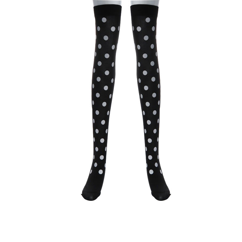 Women Funny Halloween Skeleton Bat Spider Web Stockings