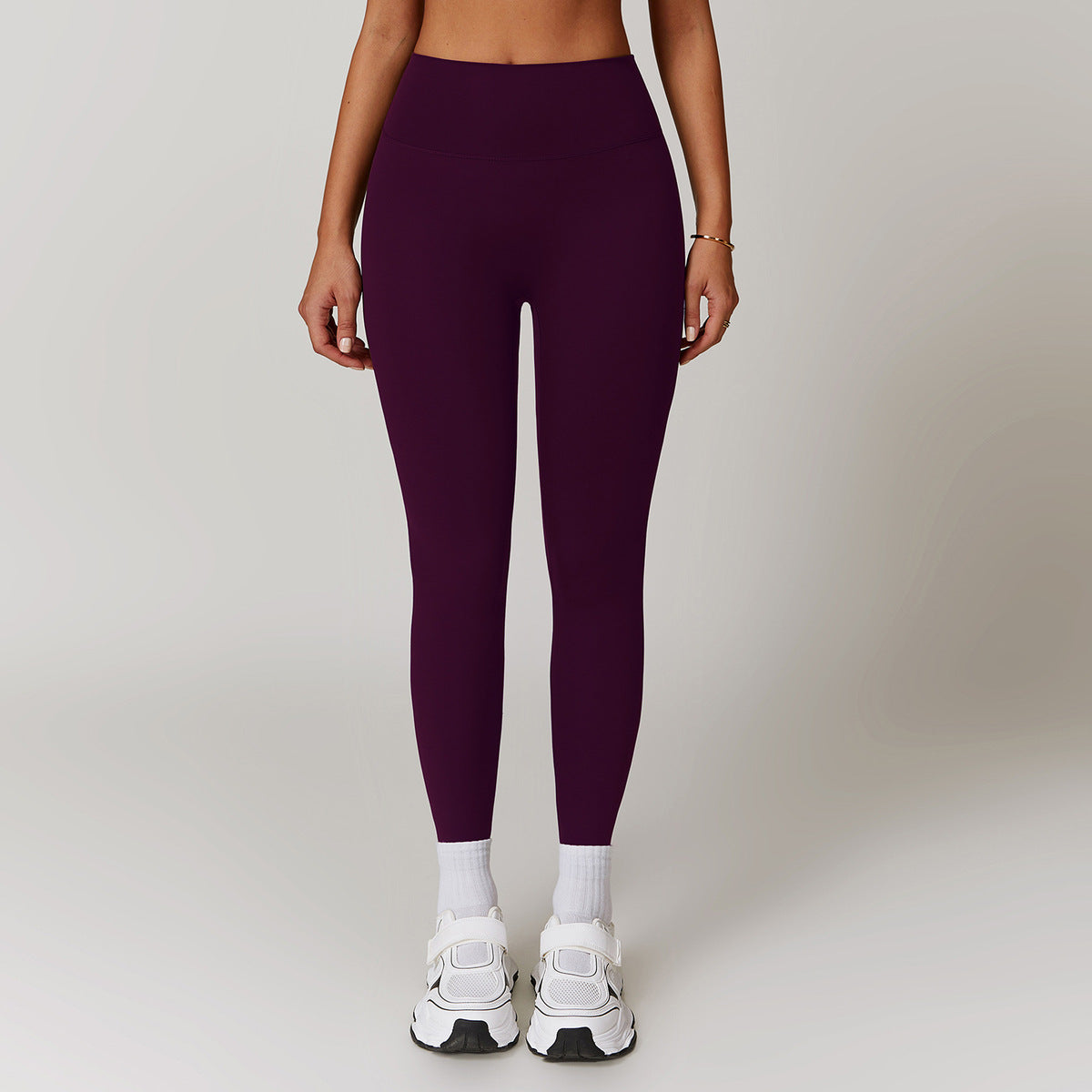 Women Fashion Casual Solid Color Quick-Drying Yoga Pants
