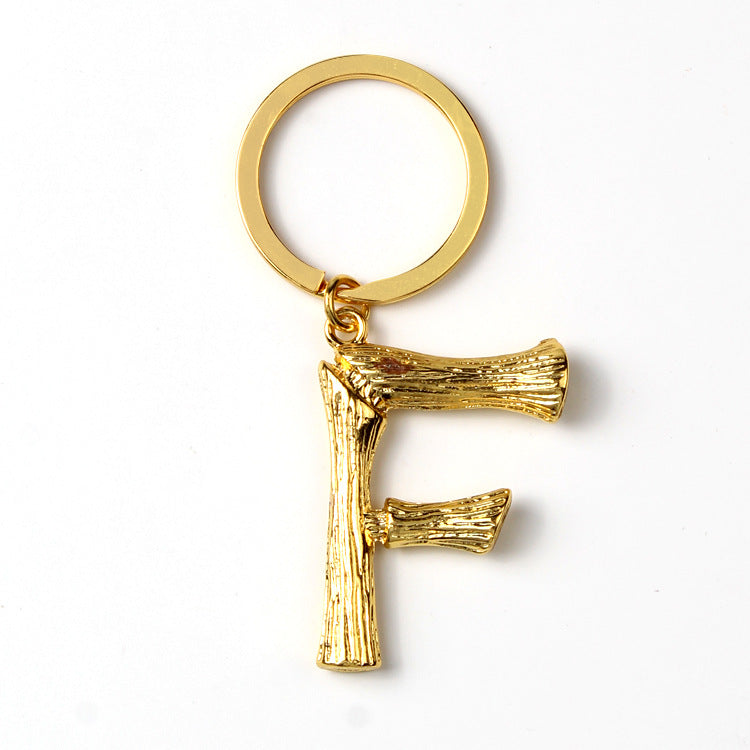 Fashion Creative Alphabet Keychain