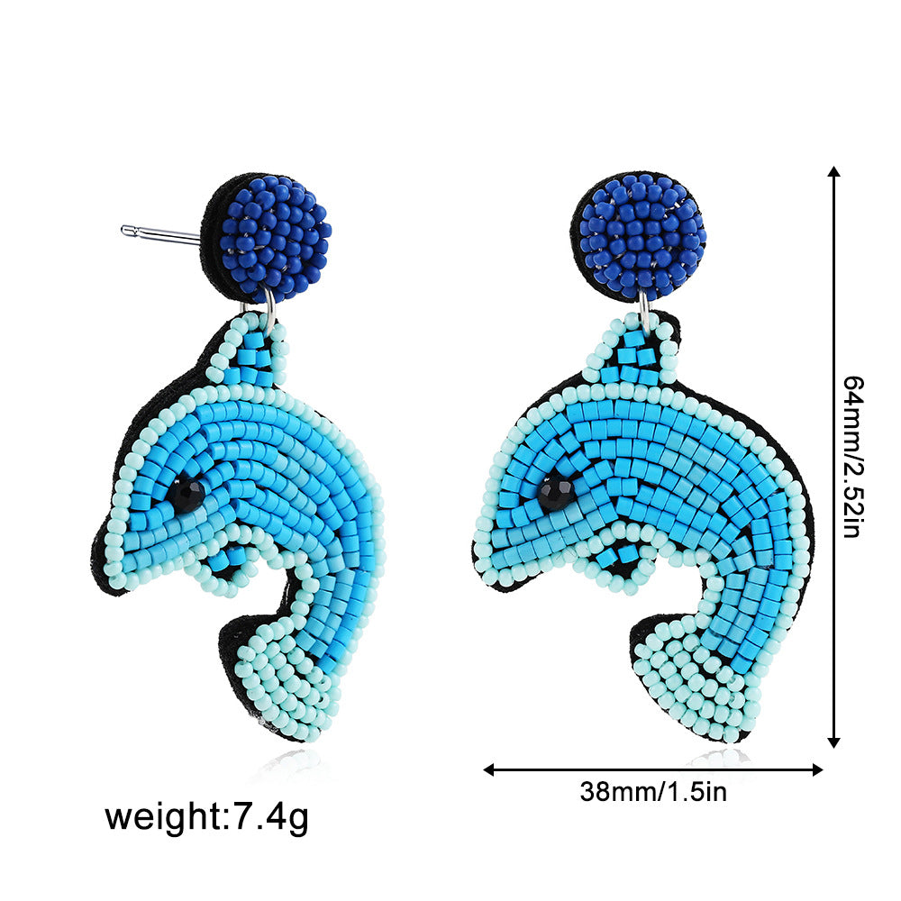 Summer Vacation Marine Style Shell Earrings