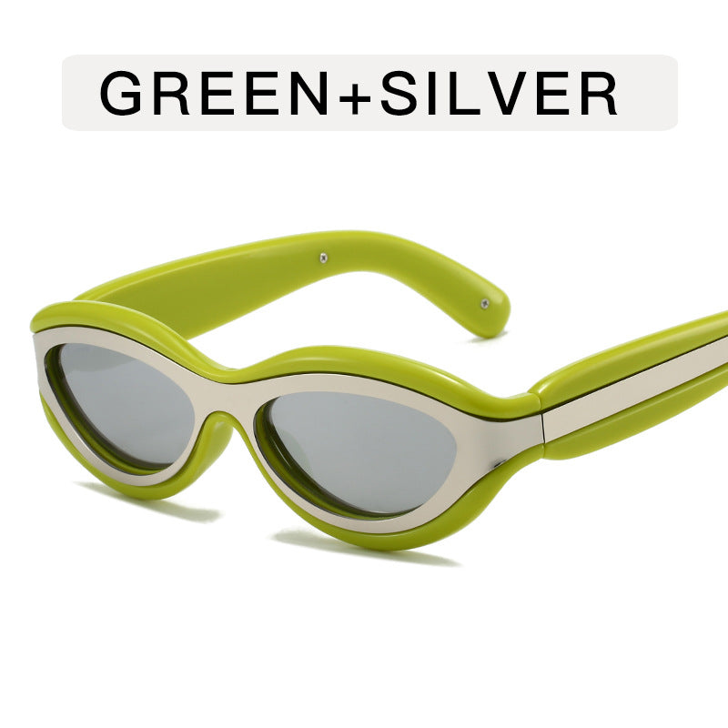 Fashion Personalized Anti-UV Large Frame Sunglasses