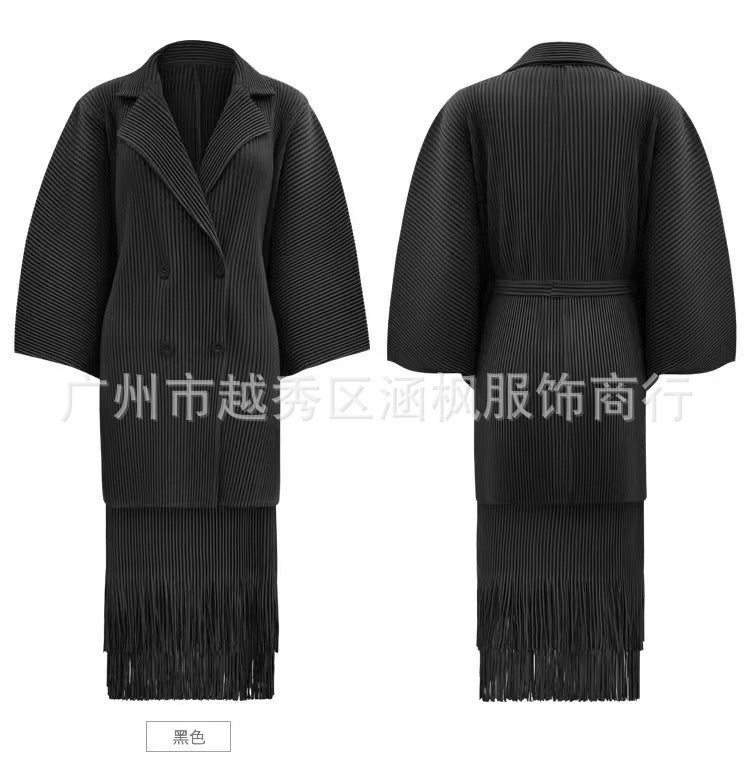 Ensemble cardigan à manches longues et col en V pour femmes africaines