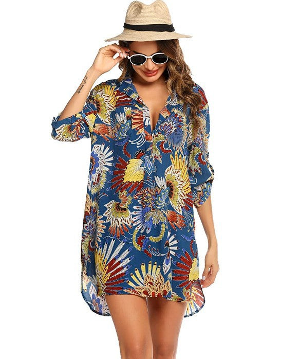 Women Summer Vacation Swimwear Beach Coverup