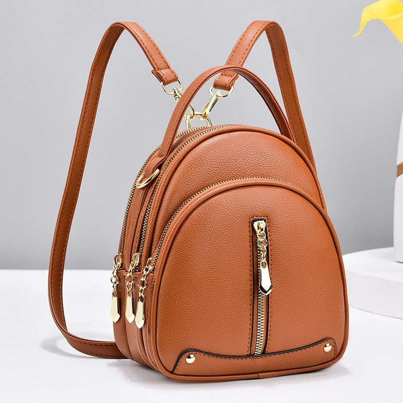 Women Fashion Small Backpack in PU Material