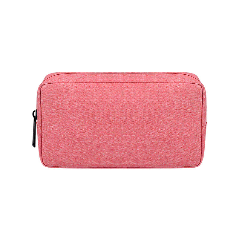 Bolsa de cosméticos de color sólido para viajes y almacenamiento