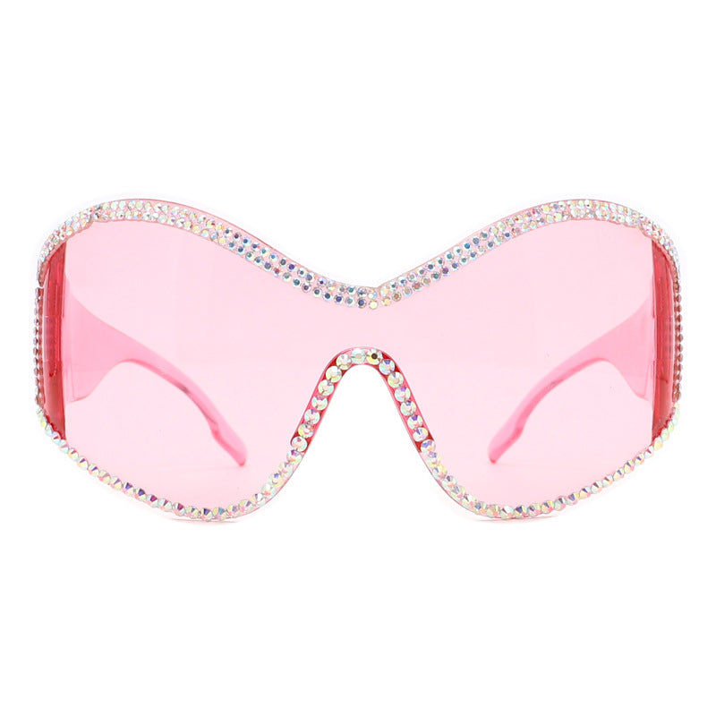 Masque coupe-vent surdimensionné style punk sportif Future Technology