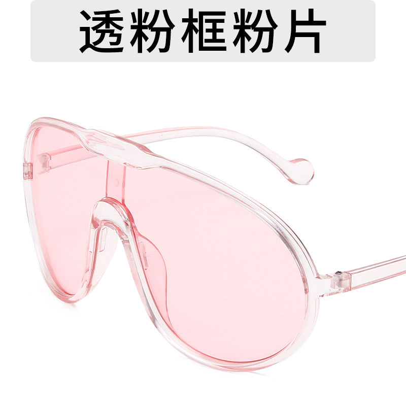 Gafas de sol personalizadas con montura grande exagerada de moda