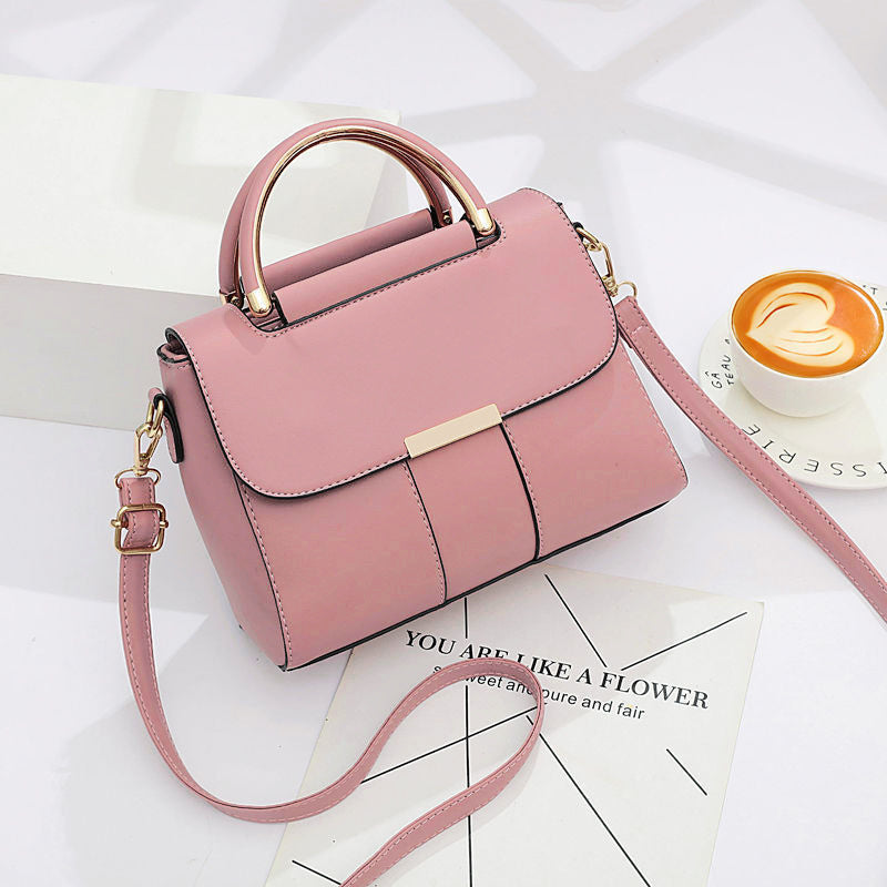 Bolso de mano sencillo de color liso y estilo casual para mujer