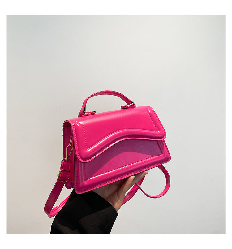 Women Summer Candy Color Flap Crossbody Bag
