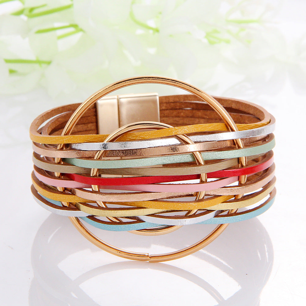 Bohemian Double Color Multi-Layer Bracelet