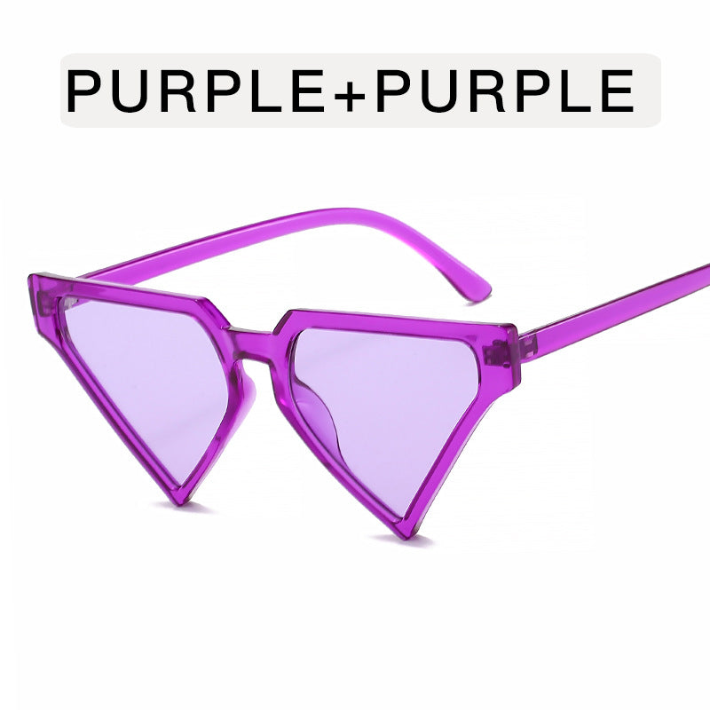 Personality Exaggerated Fashion Triangle Sunglasses