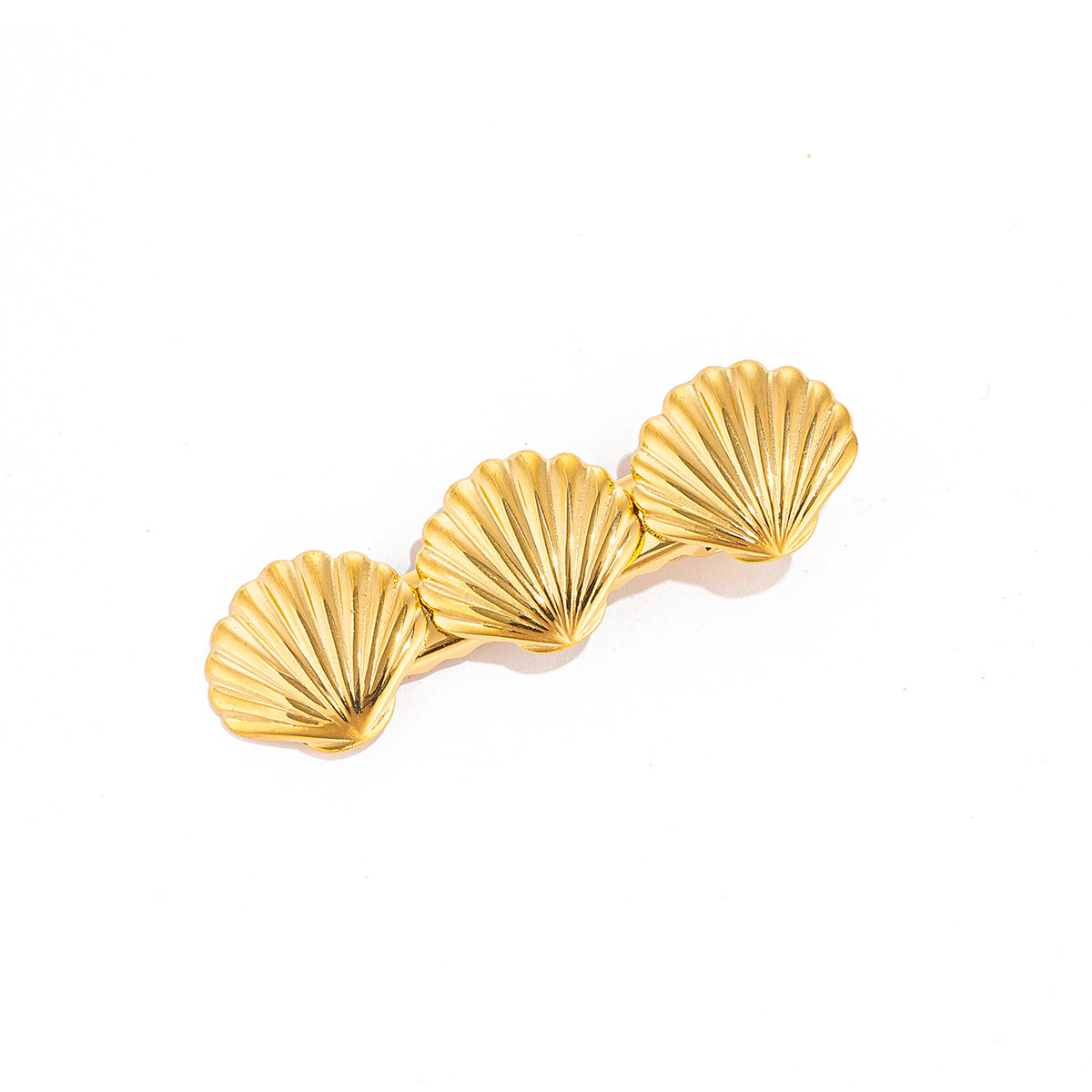 Épingle à cheveux personnalisée en forme d'étoile et de coquillage avec alliage de zinc