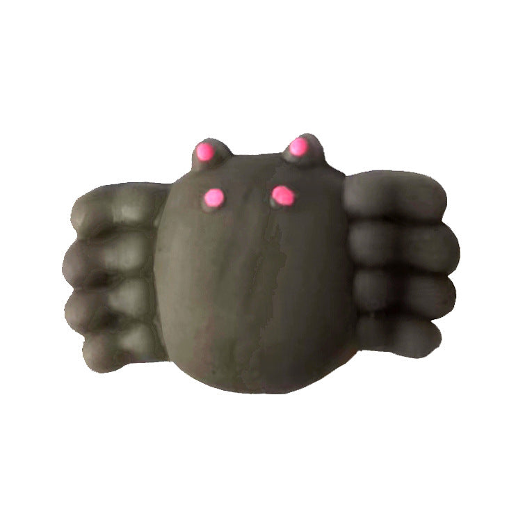 Halloween Spooky Bat Pumpkin Squeeze Vent Stress Relief Toys