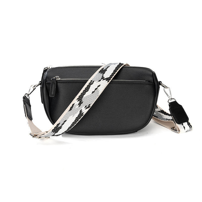 Women Casual Fashion Saddle Bag in PU Leather