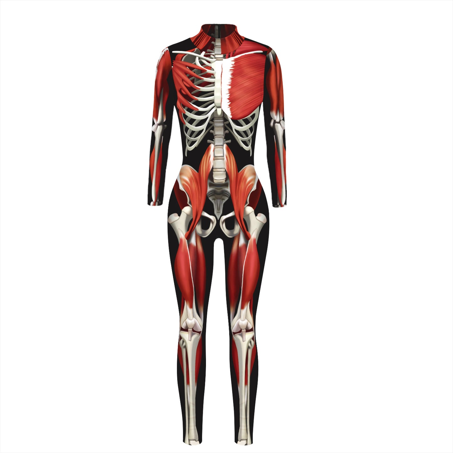Halloween Women'S Fashion Armor Digital Printing Jumpsuit