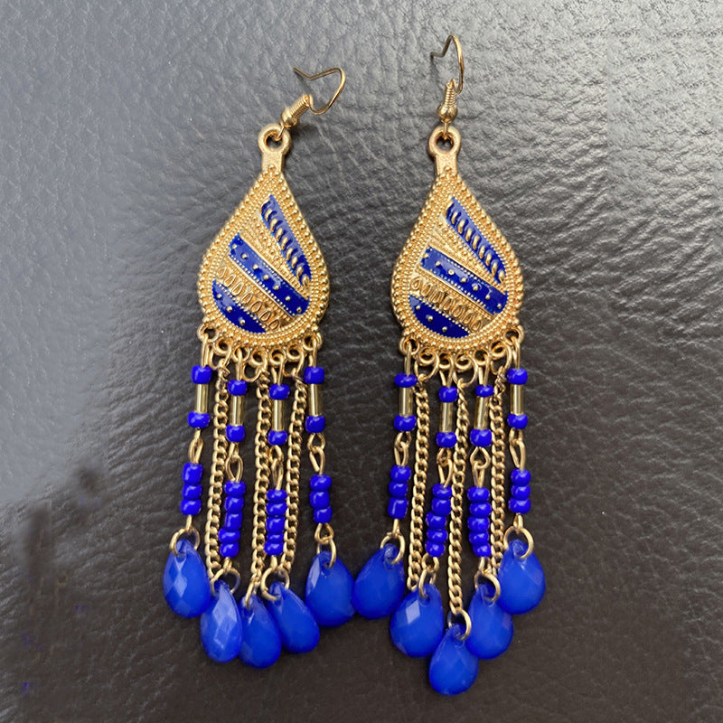 Bohemian Ethnic Style Retro Tassel Earrings