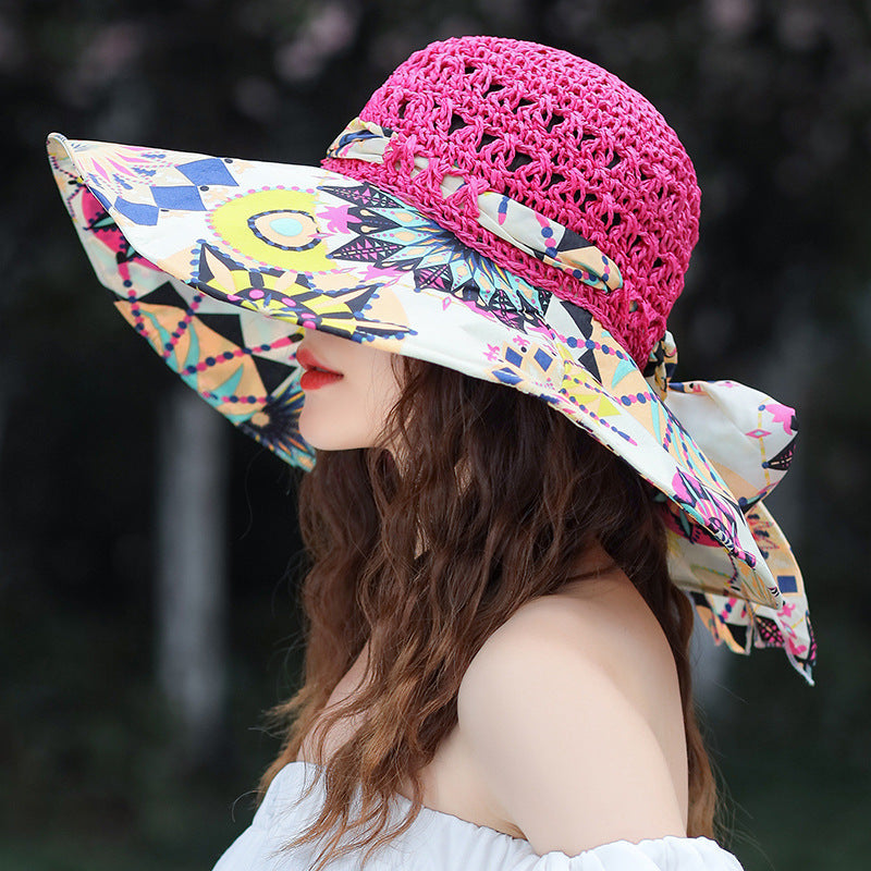Summer Vacation Straw Woven Women Sun Hat