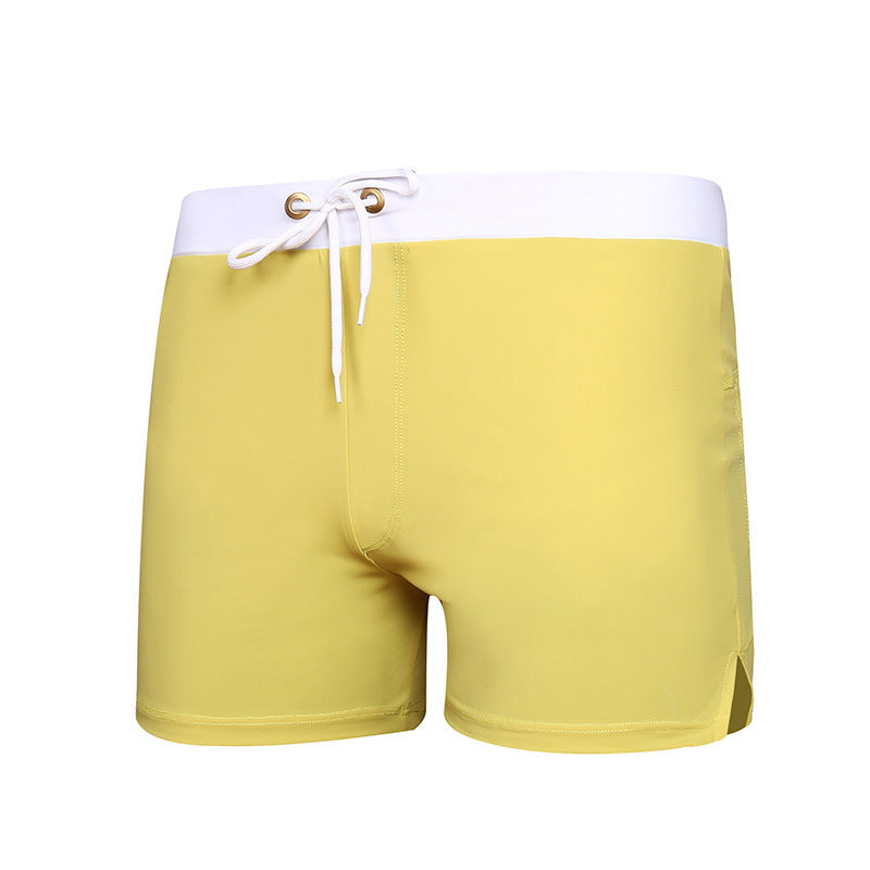 Bañador de playa informal con cordón y colores a juego para hombre