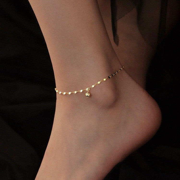 Exotic Retro Fashion Multi-Layer Tassel Metal Chain Anklet