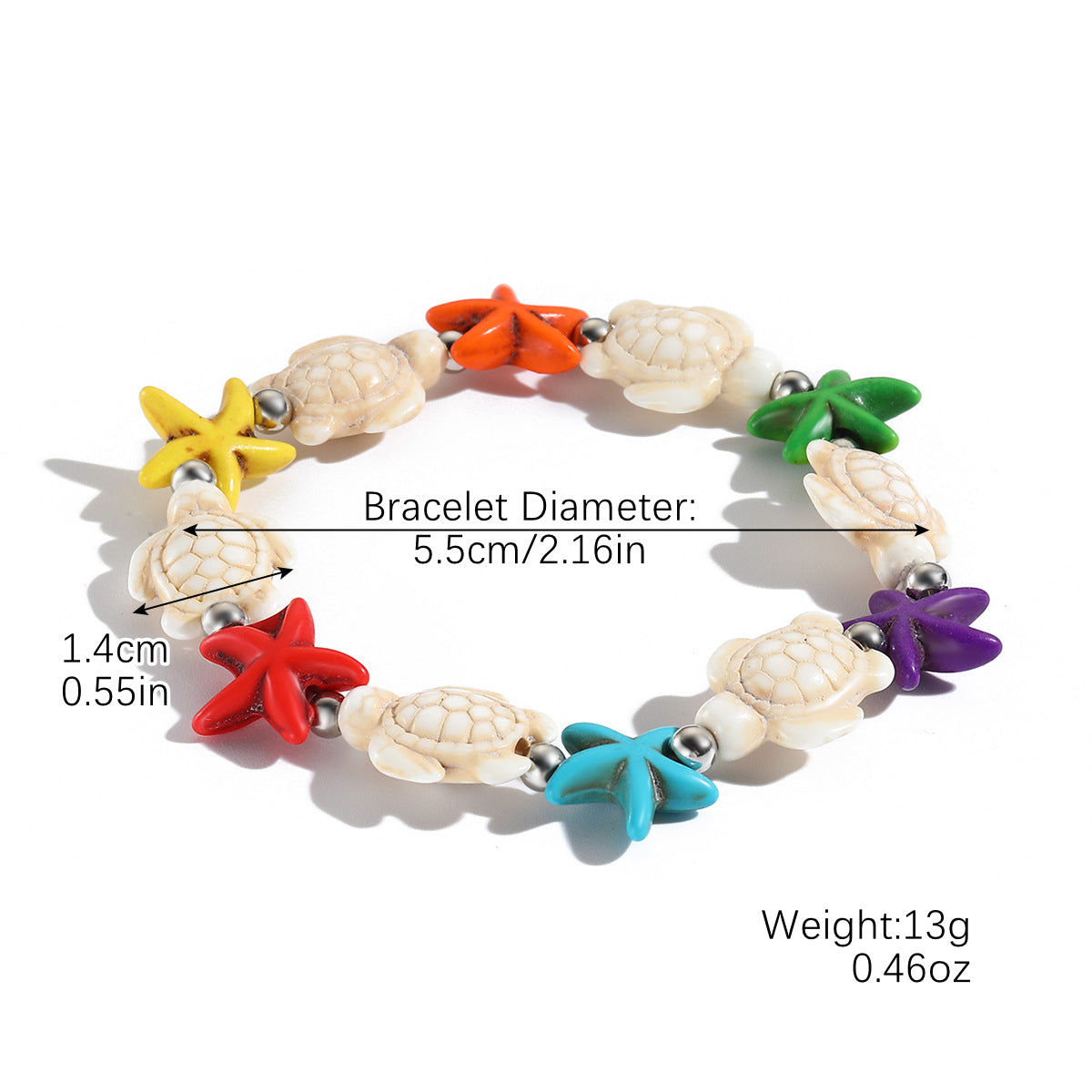 Women Fashion Boho Woven Knot Natural Shell Bracelet