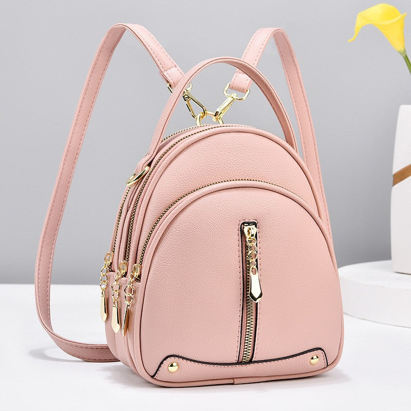 Women Fashion Small Backpack in PU Material