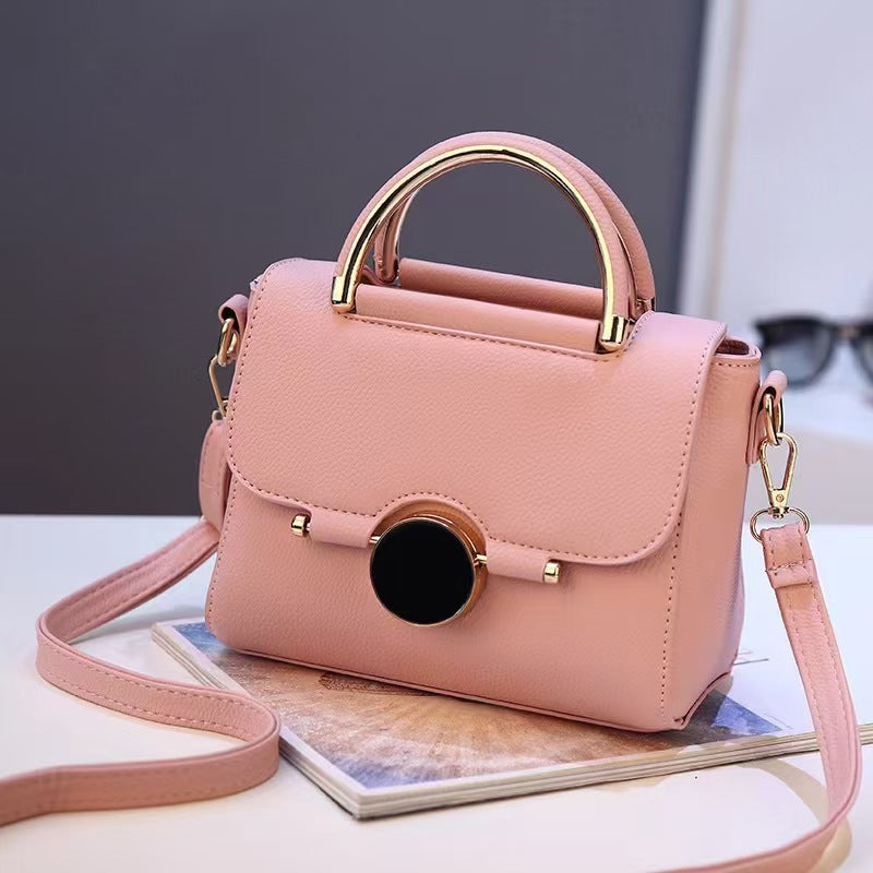 Sac à bandoulière couleur unie pour femme, tendance été