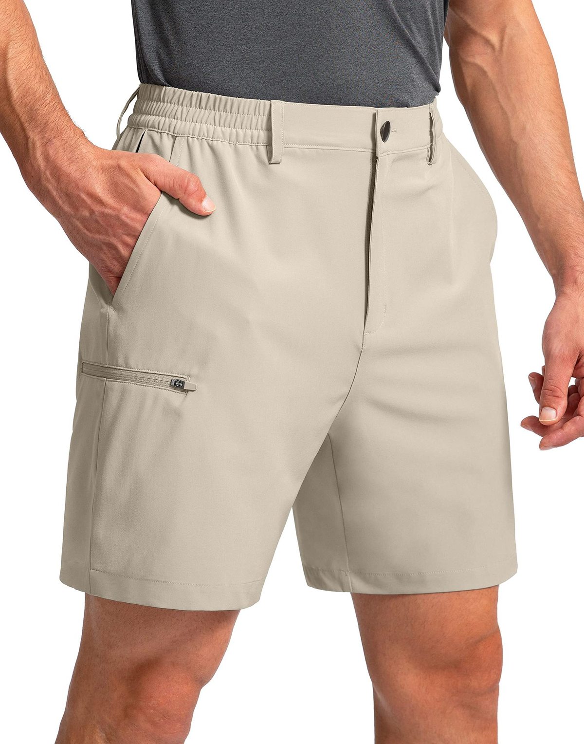 Short d'été ample et droit pour homme