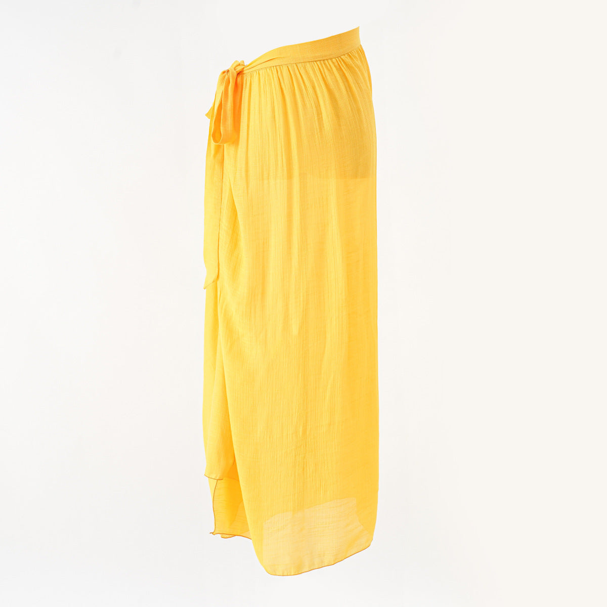 Summer Leopard Print Beach Chiffon Wrap Skirt