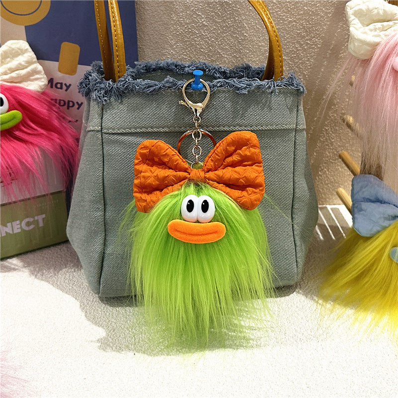 Cute Bow Doll Keychain Plush Cartoon Pendant