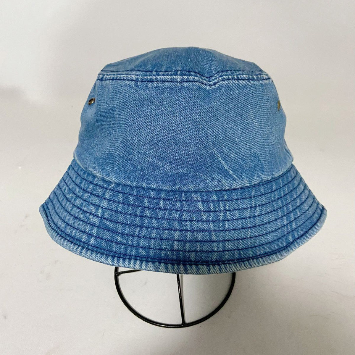 Fashion Casual Solid Color Denim Bucket Hat