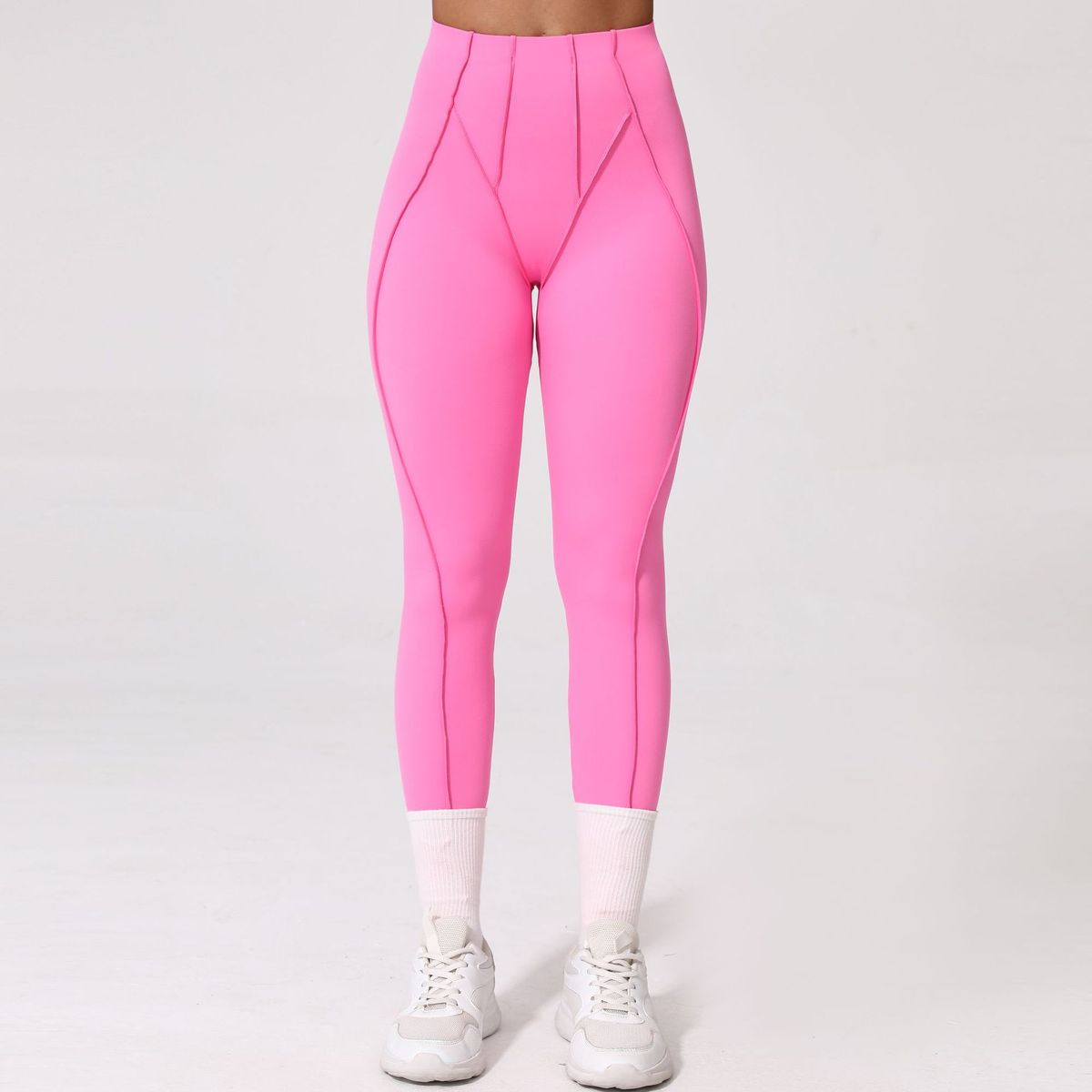 Leggings de sport et de yoga pour femmes, couleur unie, tendance