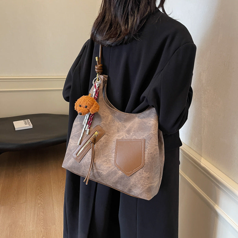 Women Fashion Casual Retro Large Capacity Tote Bag
