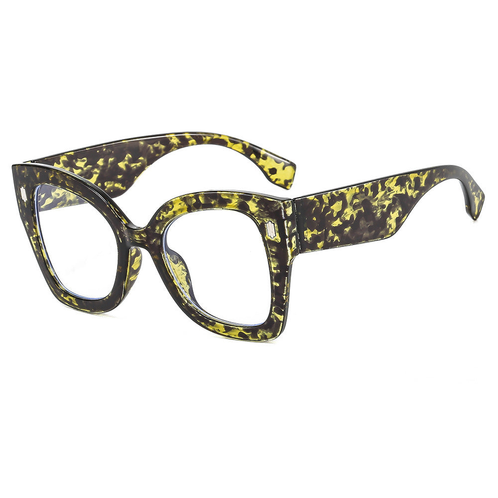 Lunettes vintage unisexes en forme d'œil de chat