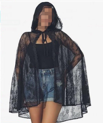 Capa de Halloween, cárdigan playero de verano, holgado e informal