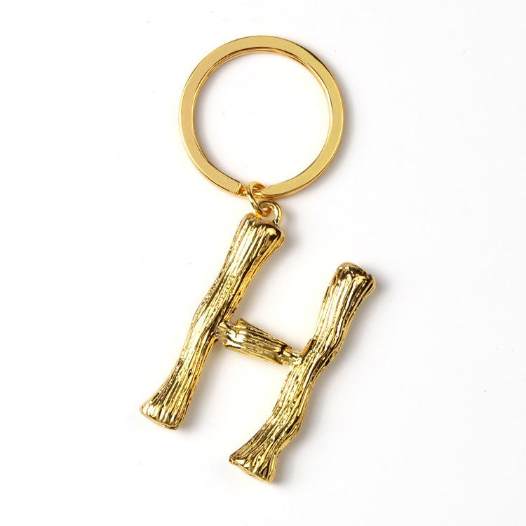 Fashion Creative Alphabet Keychain