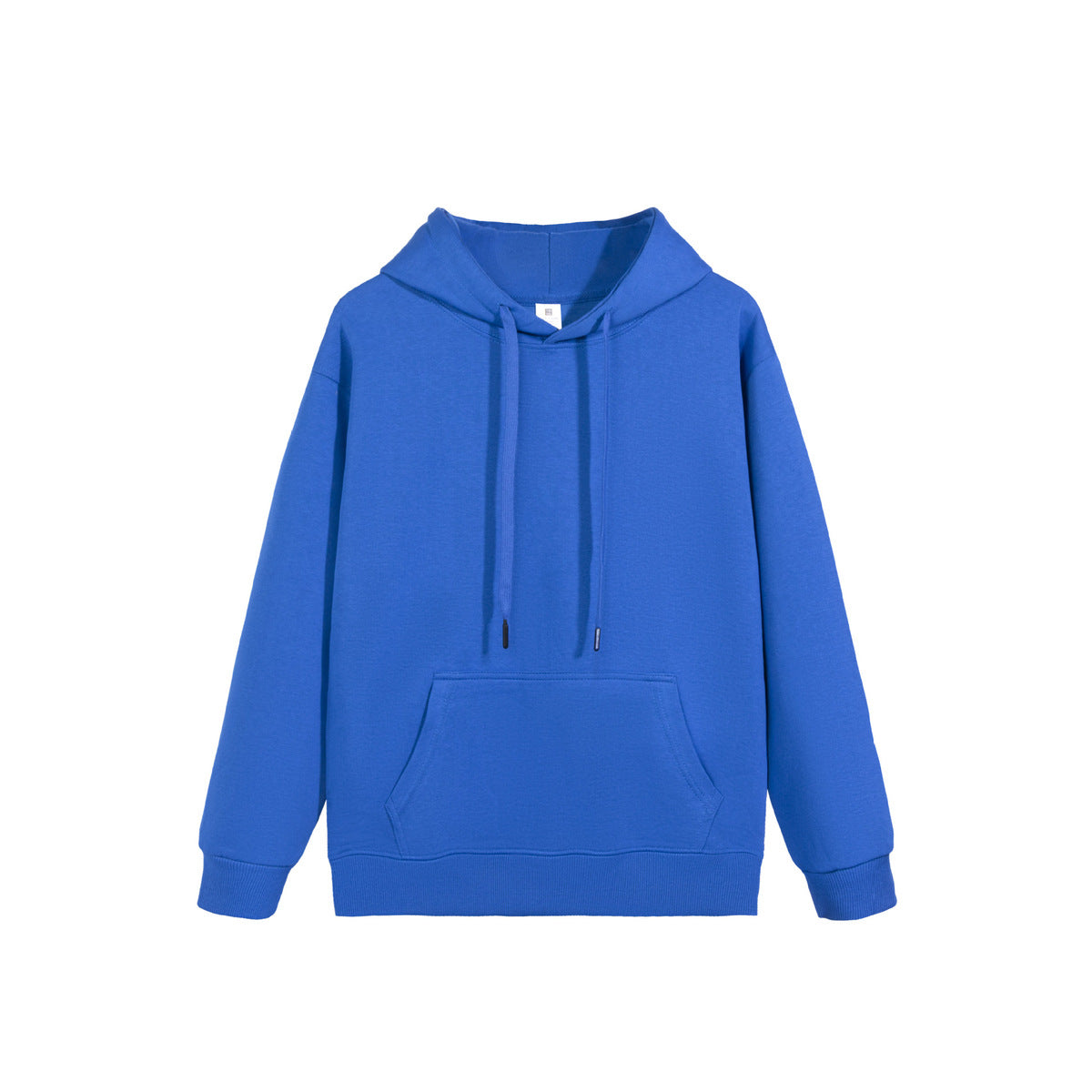 Casual Solid Color Cotton Long-Sleeve Hoodie