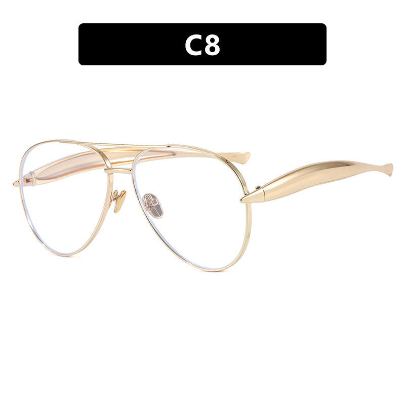 Toad Shaped Metal Sunglasses