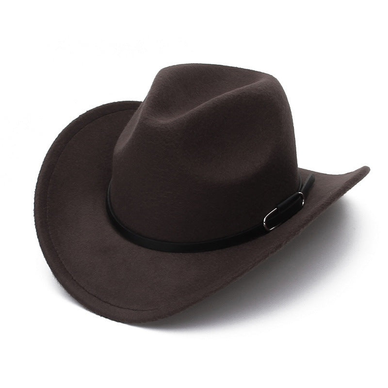 Sombrero para el sol retro estilo western con acabado de gamuza y estilo vintage