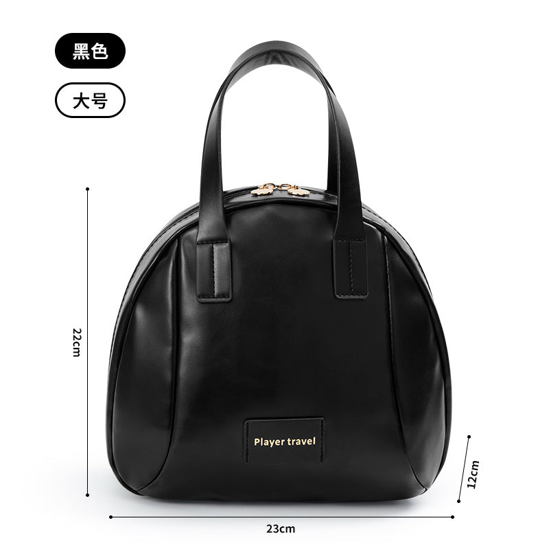 Bolsa de cosméticos portátil, sencilla y moderna, de gran capacidad para mujer.