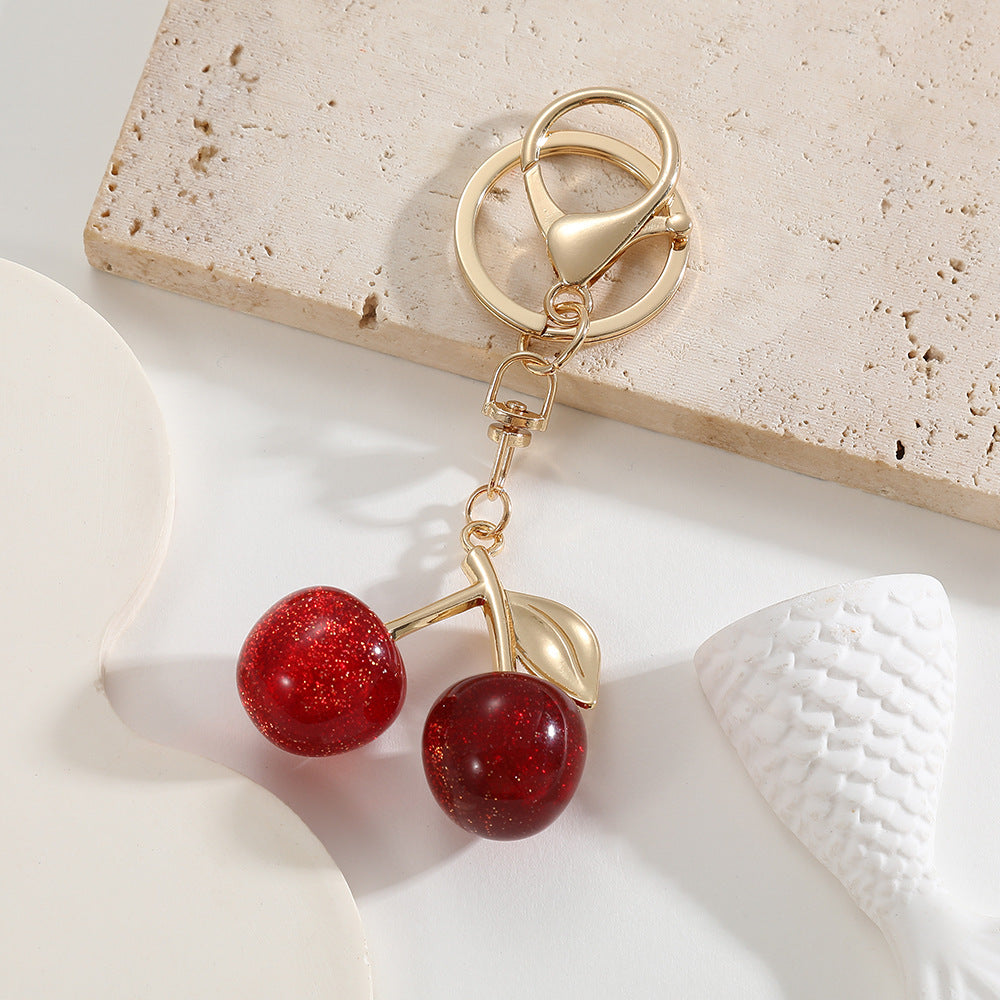 Creative Cherry Fruit Key Chain