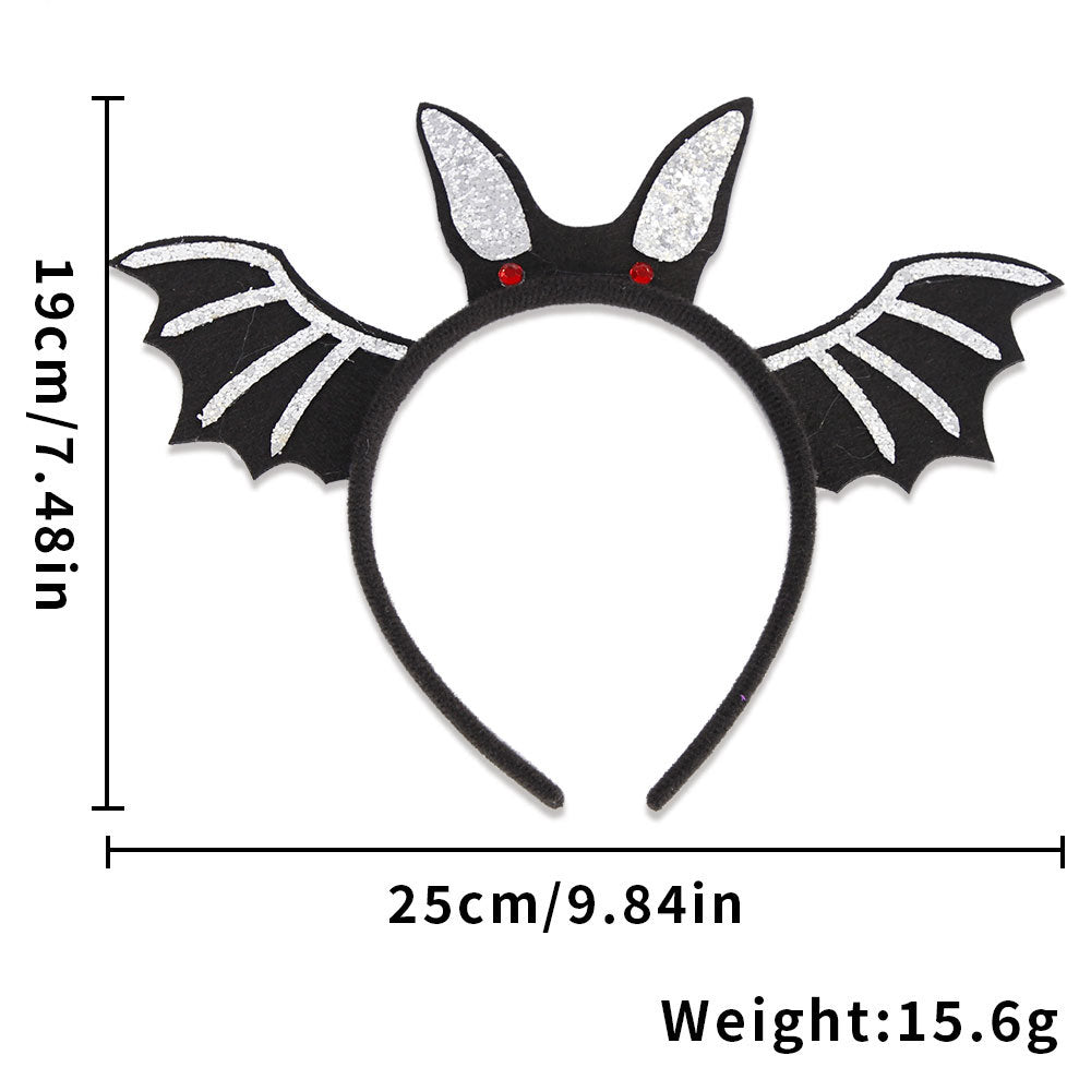 Diadema estéreo para fiesta de Halloween con accesorios festivos