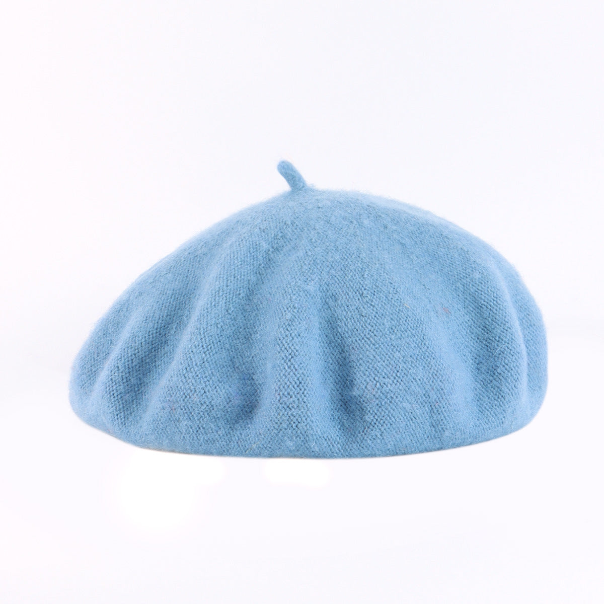 Women Fashion Elegant Solid Color Wool Beret Cap