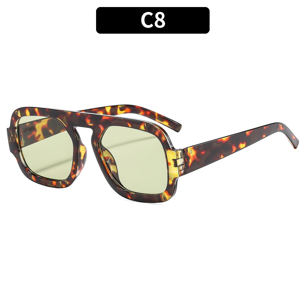 Gafas de sol de moda con montura cuadrada